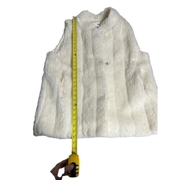 Vintage Monterey Fashions White‎ Best  Faux Fur Single Hook & Eye Ptp 23… - Picture 9 of 9